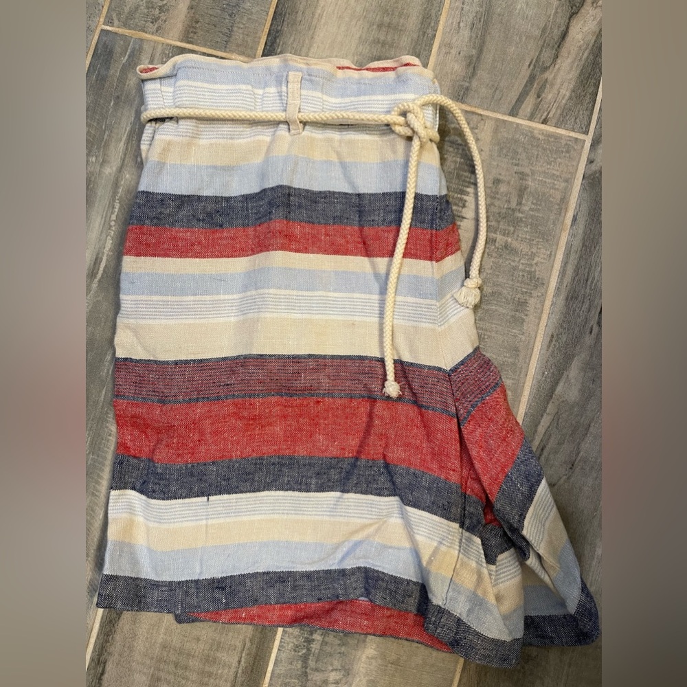 J Jill linen shorts with belt. XL